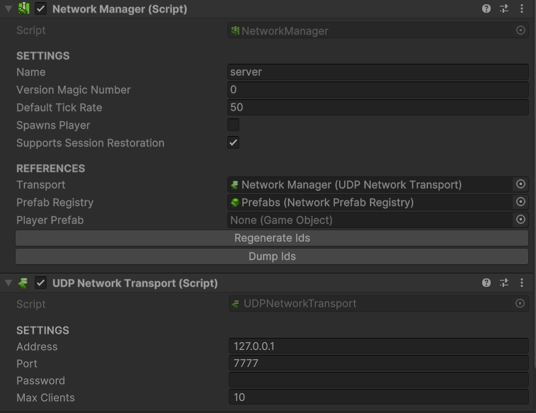 NetworkManager & NetworkTransport
