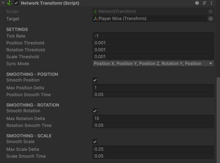 NetworkTransform sync component (highly customizable / optmizable)